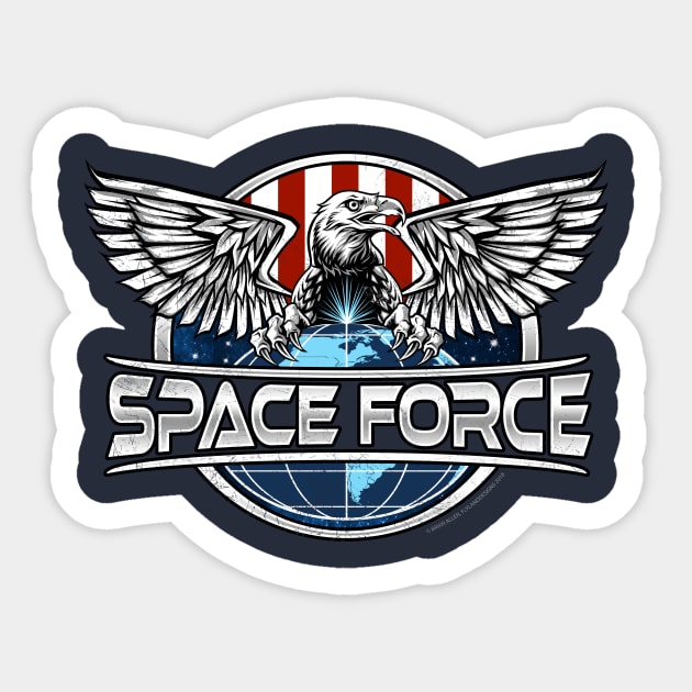 Space Force Emblem Sticker by FlylandDesigns